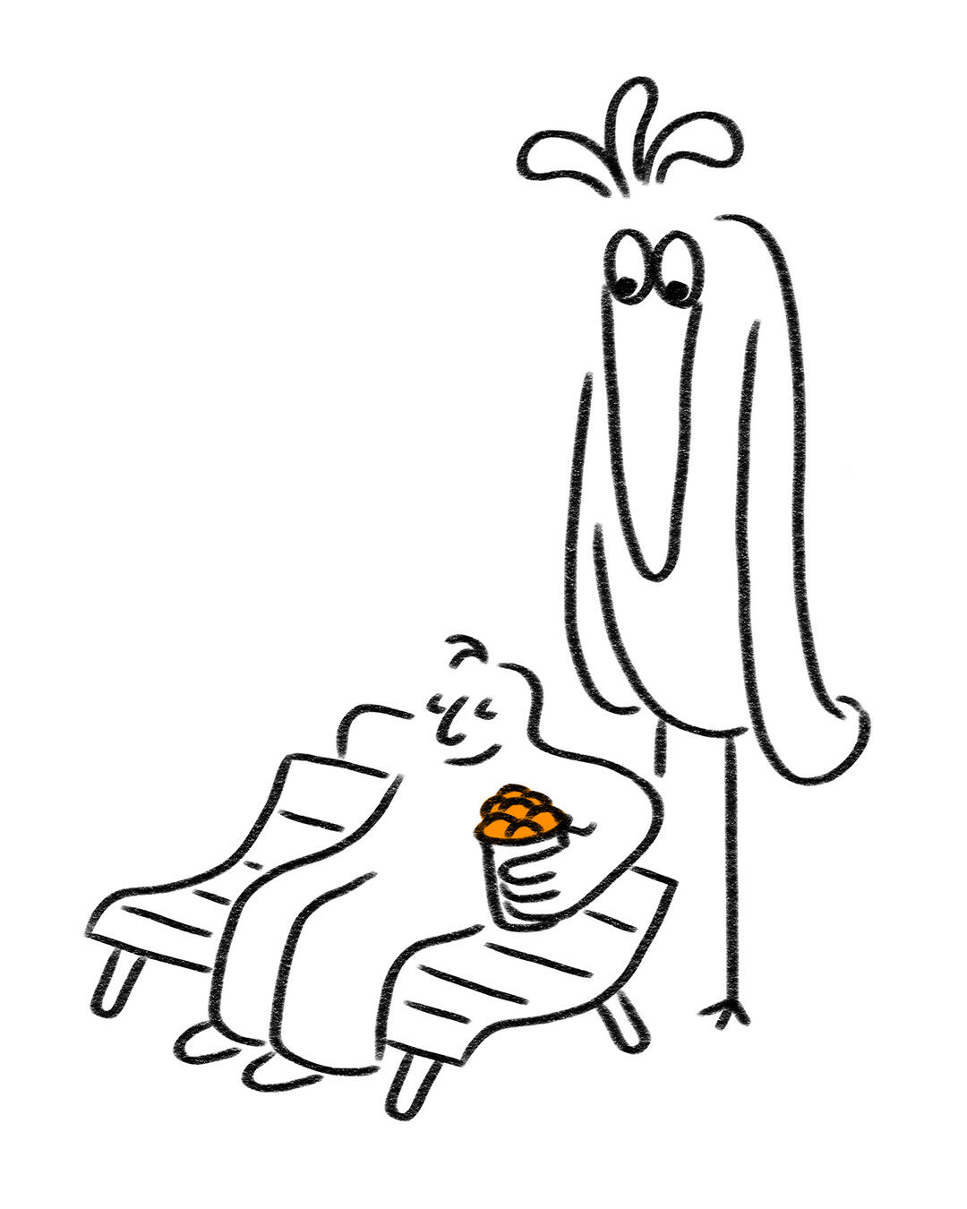 Hungry bird
