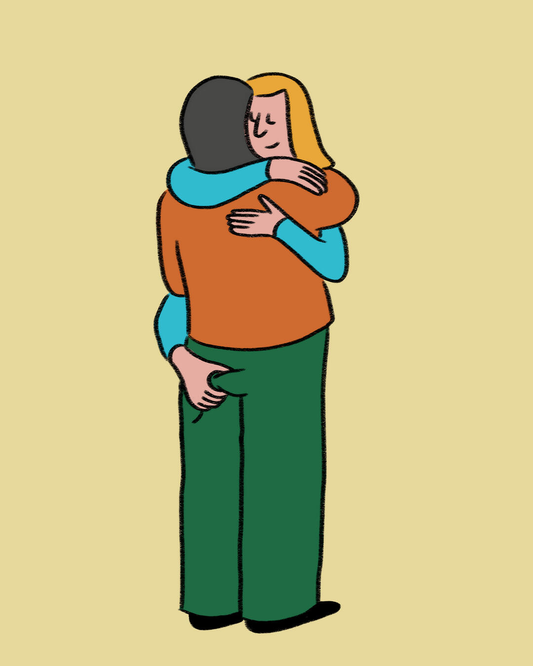 Hug and squeeze